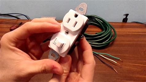 how to use an electrical switch box|wiring a plug switch combo.